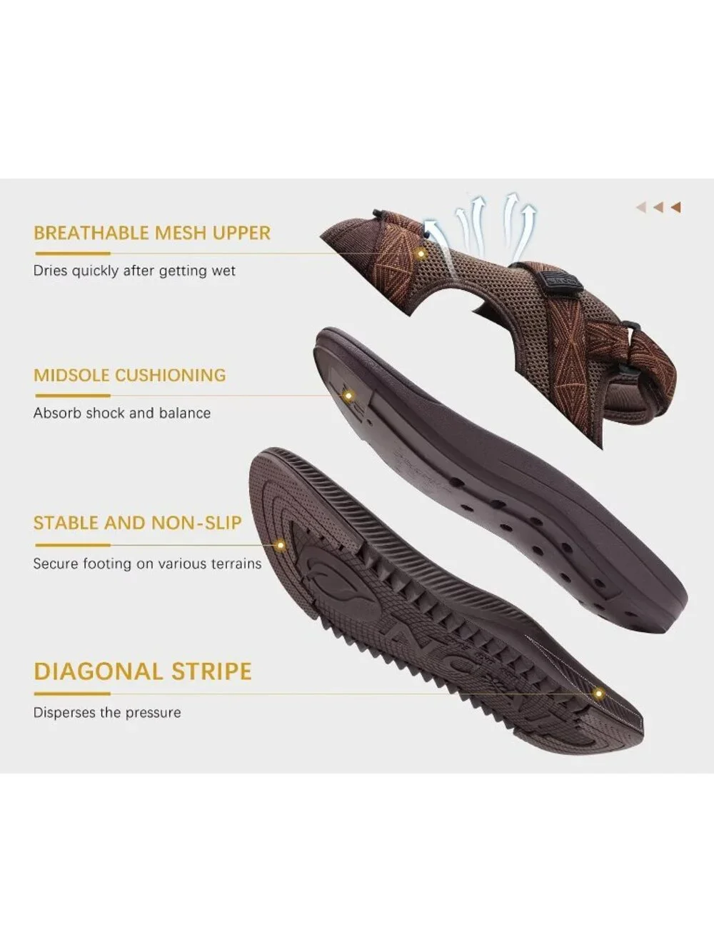 N/A hiking sandals